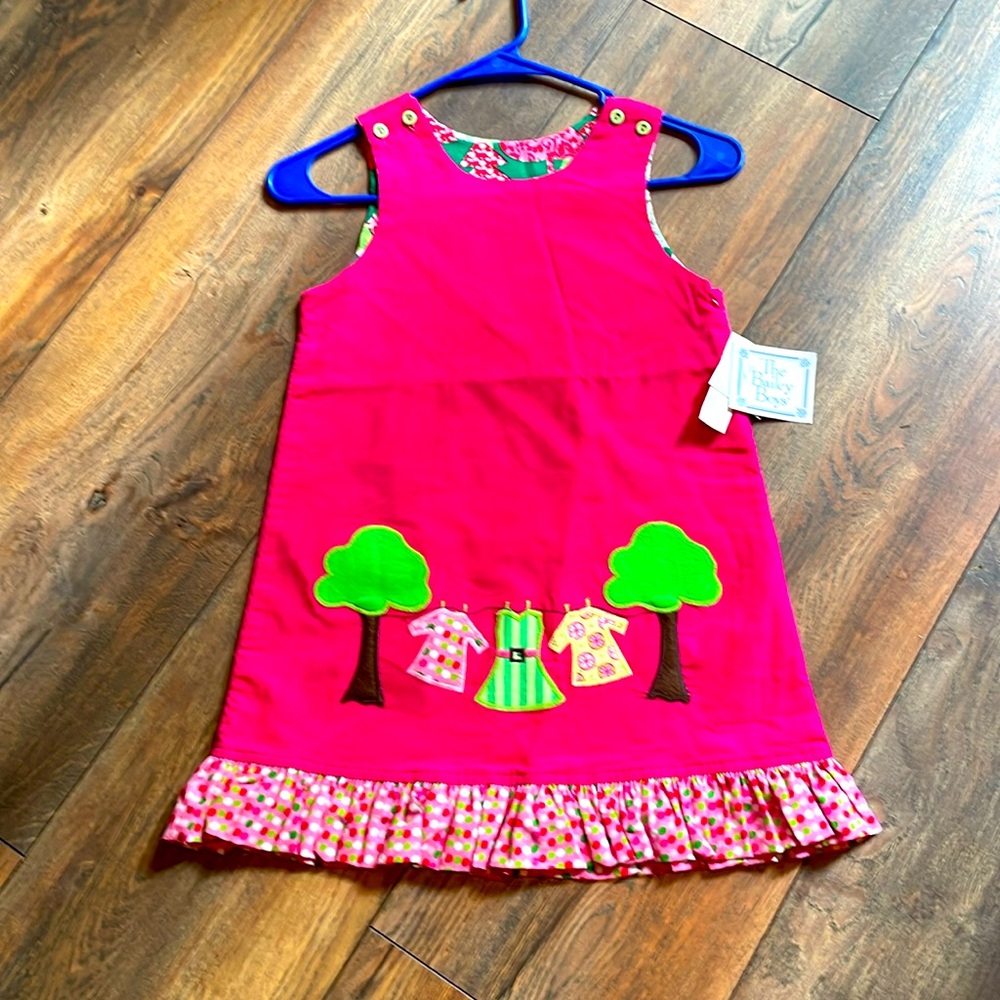 NWT Bailey Boys Reversible jumper Xmas 6T
